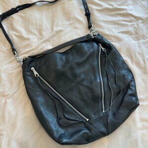 Rebecca Minkoff Black Moto Hobo Shoulder bag- includes dust bag